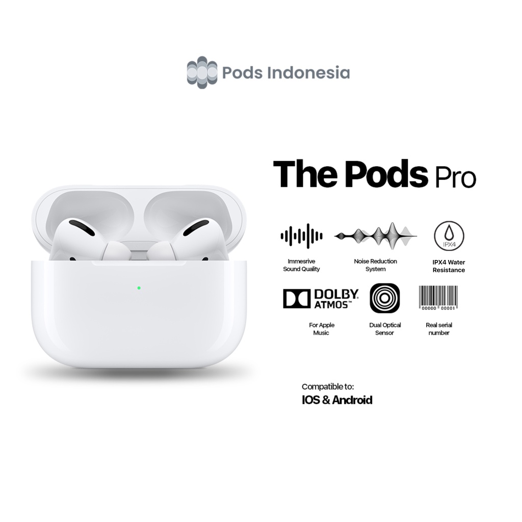 the pods pro 2022 wireless charging case final upgrade by pods indonesia