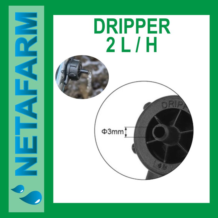 Dripper 2 L/H Hitam ( Satuan )