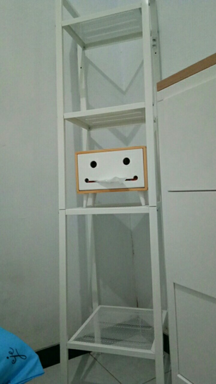 1. Lerb Rak Besi  35 X 35 X 148, Rak Murah Keren,rak Serbaguna,rak Buku,rak Dekorasi