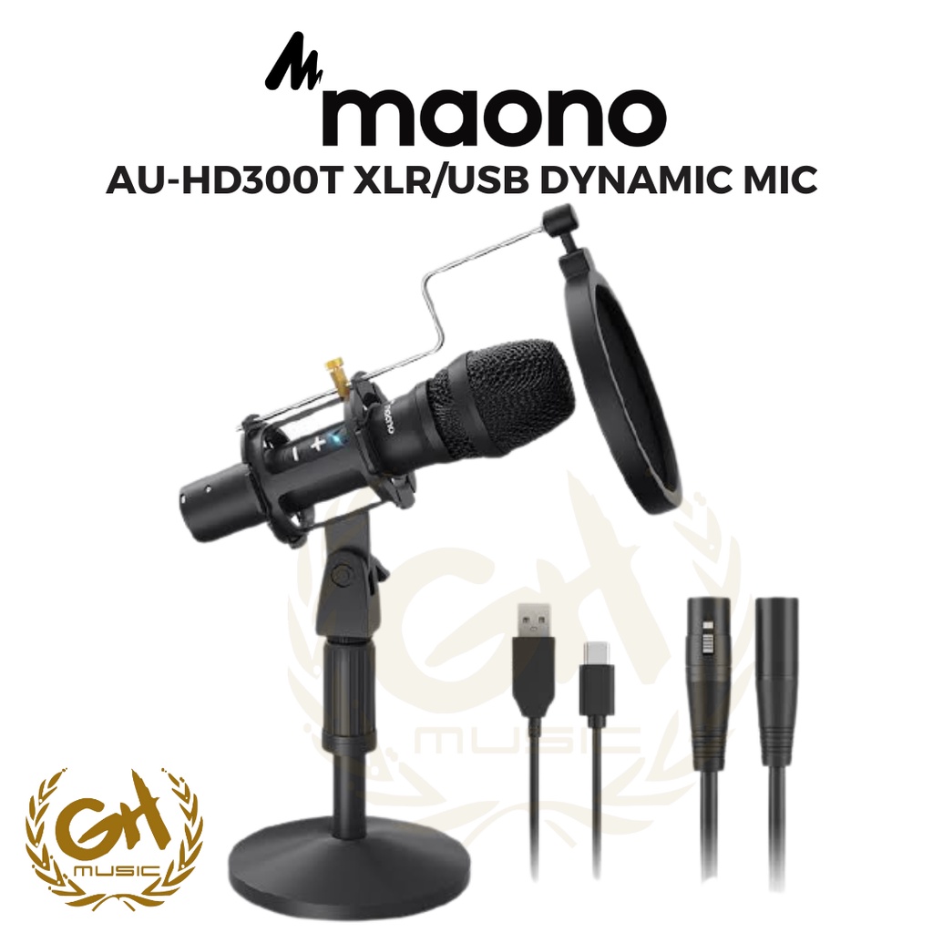 Maono AU-HD300T XLR/USB Dynamic Microphone