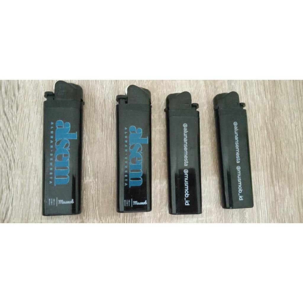 Jasa Print UV Cetak Korek Api Lighter Custom