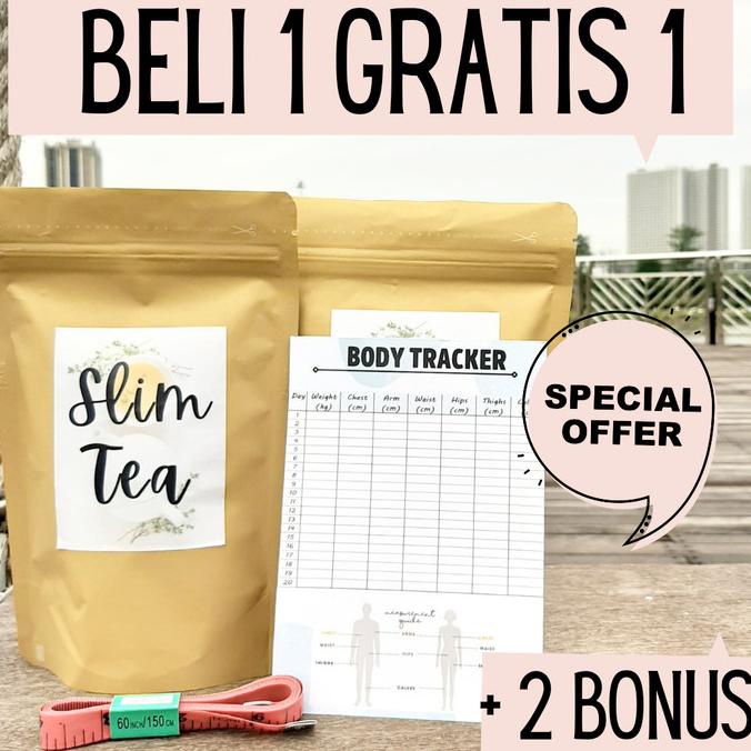 

[ COD ] PROMO BUY 1 GET 1 SLIM TEA / Teh Peluntur Lemak / Teh Diet Detox TERBATAS Kode 316