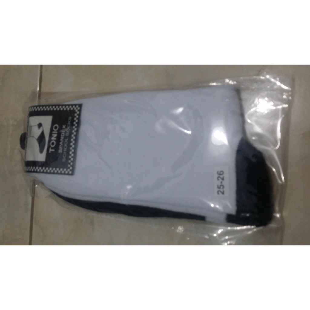 Kaos Kaki SD SMP SMA Hitam Putih