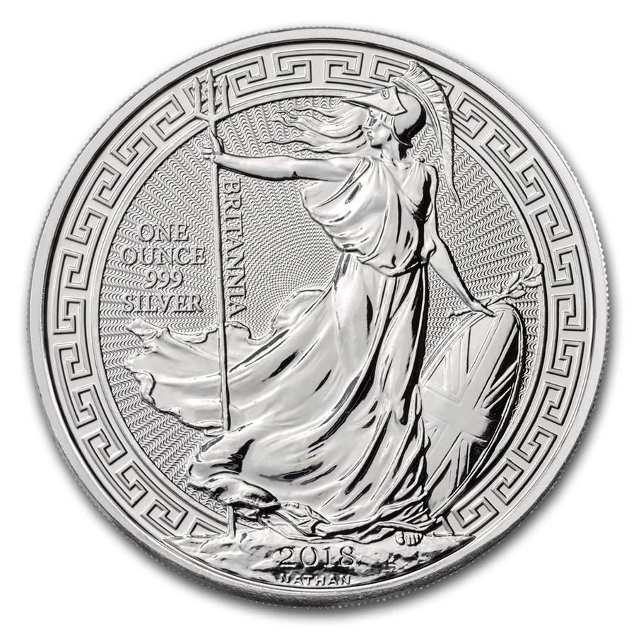 Koin Perak 2018 Britannia Oriental Border 1 oz Silver Coin