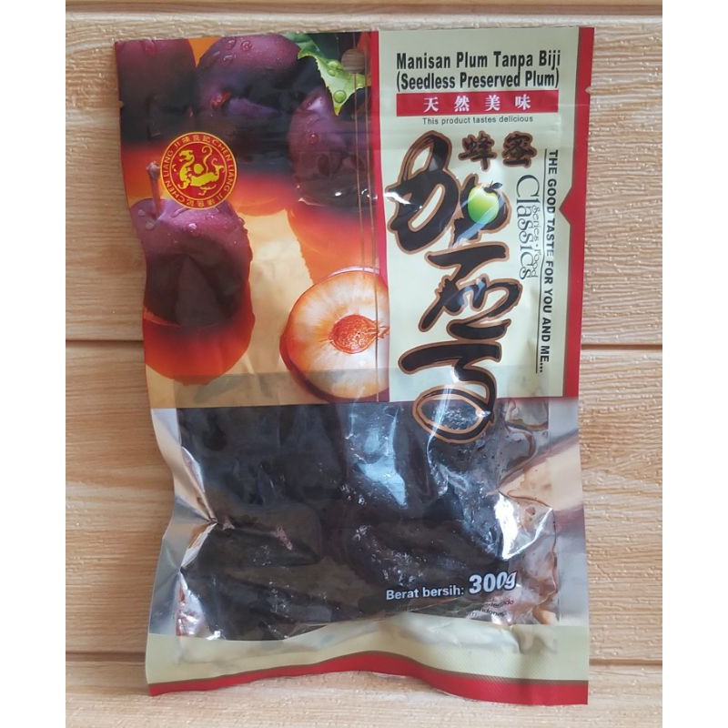 

✔MURAH Manisan Plum Tanpa Biji 300gr / Plum Lapis Legit / Prunes Lapis Legit / Likiam / Manisan Import / Chen Liang Ji