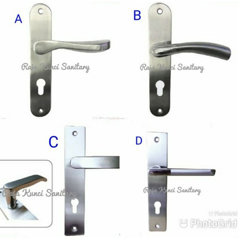 Handle Pintu Standart/Besar/Stainless Stell/Handle Pintu/Gagang Pintu/Tarikan Pintu