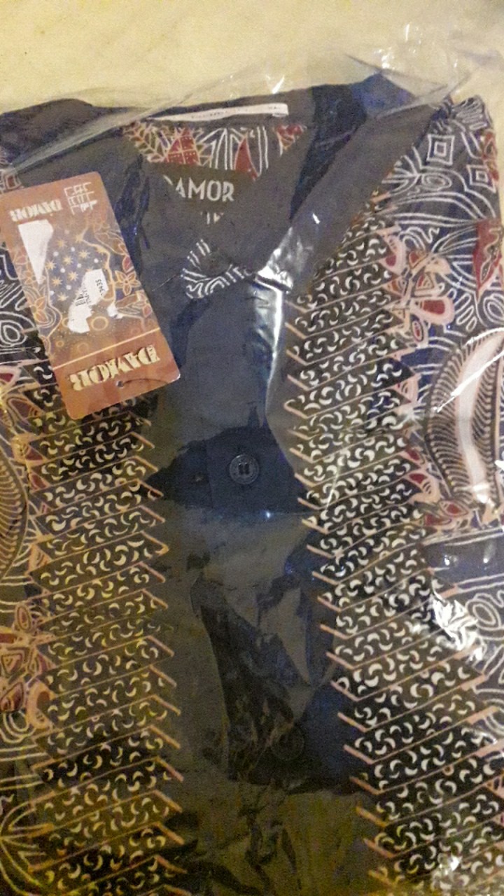 Bego Brlaa Damor (cressida) Batik Cowok Pakaian Pria Kemeja Batik Reguler Lengan Panjang