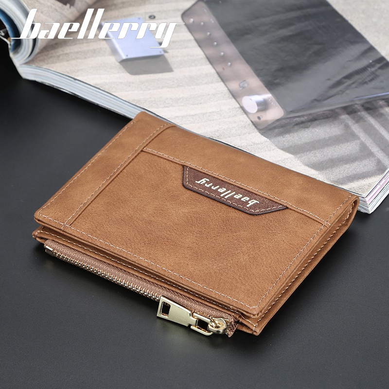 BAELLERRY DR053 Dompet Pria Bahan Kulit PU Leather Premium WATCHKITE WKOS