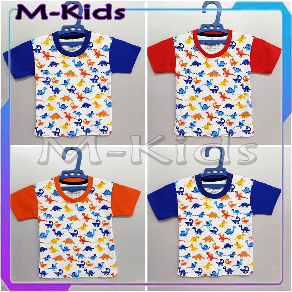 MKids88 - Baju Atasan KAOS Anak WorkZone Doraemon Superman Spiderman Dinosaurus