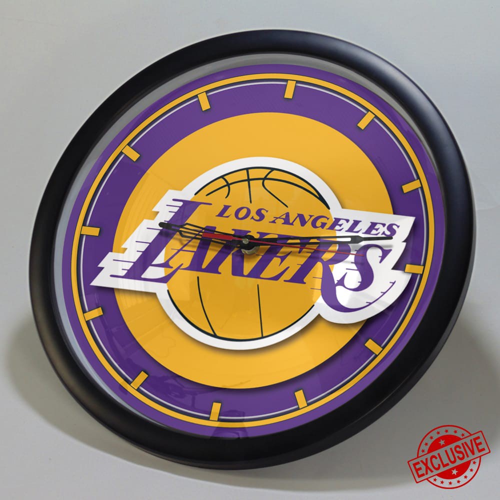 (ISTIMEWA BOSSQUE) JAM DINDING CUSTOM NBA - L.A LAKERS