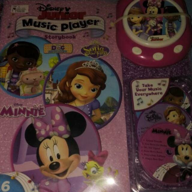 Music player and storybook disney junior murah