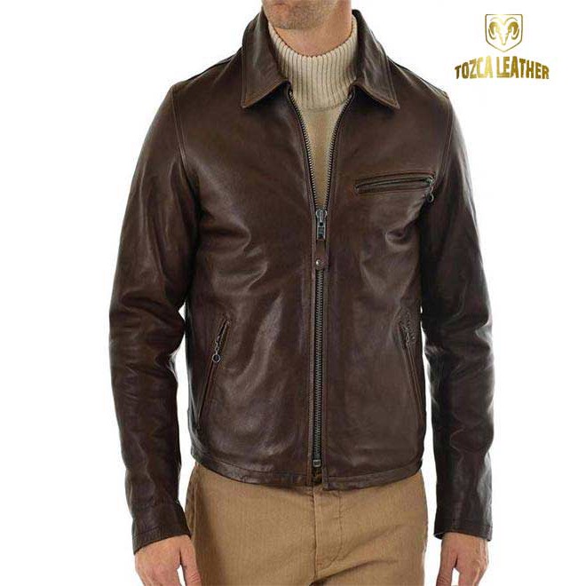 Jaket Kulit Pria Asli Domba Garut Original JP333