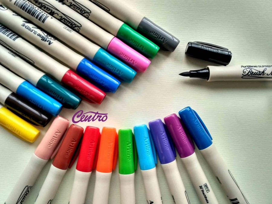 

Artline Supreme Brush Color Marker - Spidol Kuas Warna Satuan Kaligrafi Doodle Calligraphy EPF-F