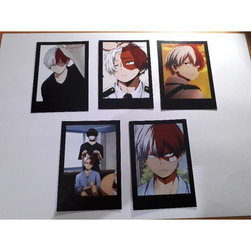Polaroid anime boku no hero academia Todoroki Shouto