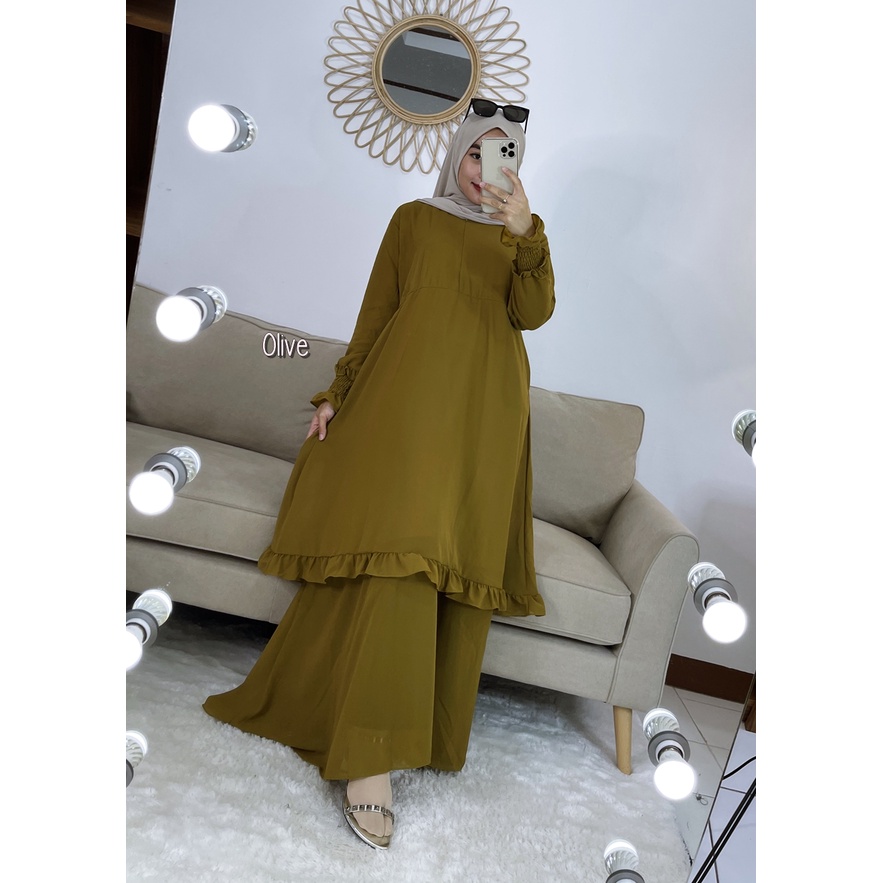 Gamis Malaysia Terbaru Model Rempel