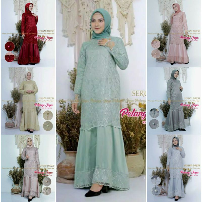 FASHION MUSLIM //KEBAYA ORIGINAL PELANGI JAYA