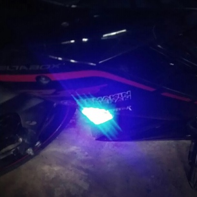 Lampu Sen Tempel Motor Dan Mobil LED l Variasi Aksesoris Sein Segitiga Fairing Arus DC 12V Ninja l Vixion l CB150R l R25 l R15 l GSX l Dll Universal Murah