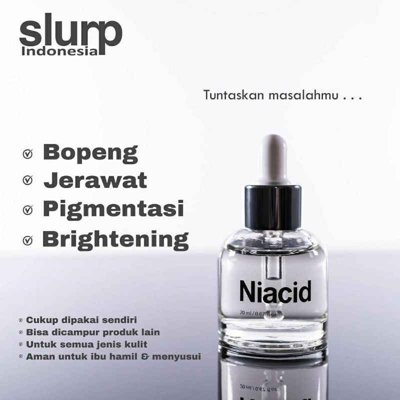NIACID Serum Wajah by Slurp Laboratories BPOM Original