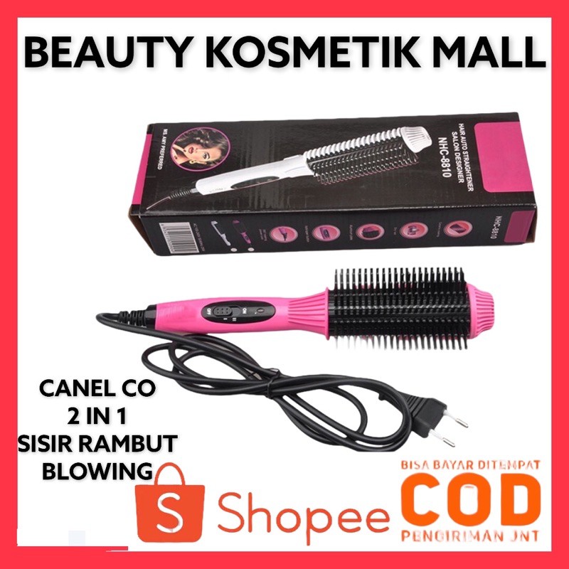 CANEL CO 2 in 1 Sisir Rambut Hair Curler Catokan blowing pengering rambut
