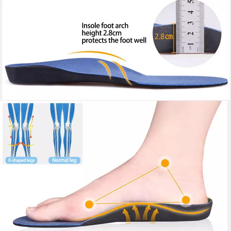 INSOLE FLAT FOOT SOL SEPATU KAKI DATAR SOL SEPATU ORTHOPEDIC ALAS KAKI UNTUK KAKI DATAR SOL DALAM