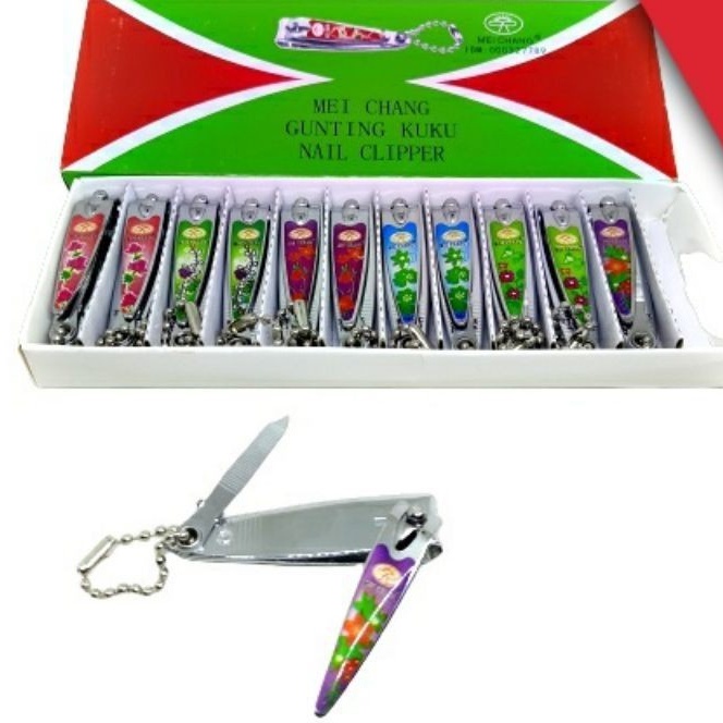 Gunting Kuku Nail Clipper Emigo dan Mei Chang Per Pcs( random )