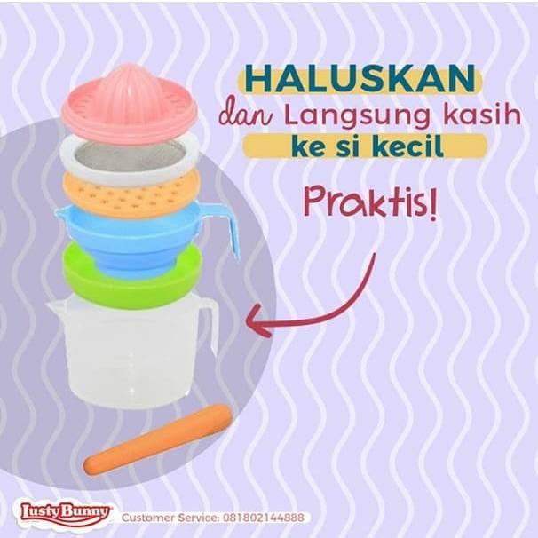 LUSTY BUNNY FOOD MAKER SET BOX LB1374 BPA FREE