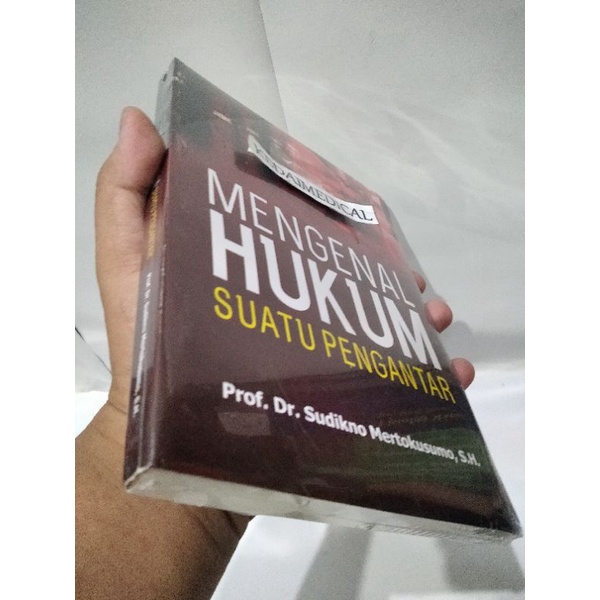 BUKU MENGENAL HUKUM SUATU PENGANTAR SUDIKNO EDISI 2019 TERBARU