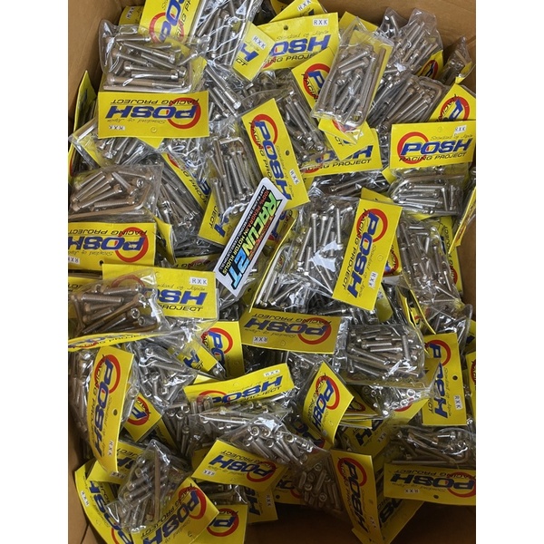 baot L bak mesin kalter kopling Rx King crom set kanan kiri