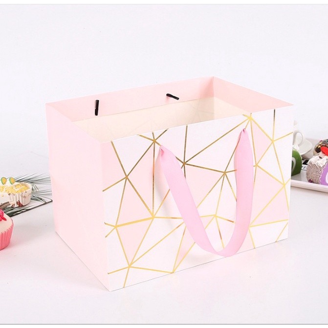

READY COD paperbag wajik gold pink kantong tas hadiah souvenir kado serbaguna GRATIS ONGKIR