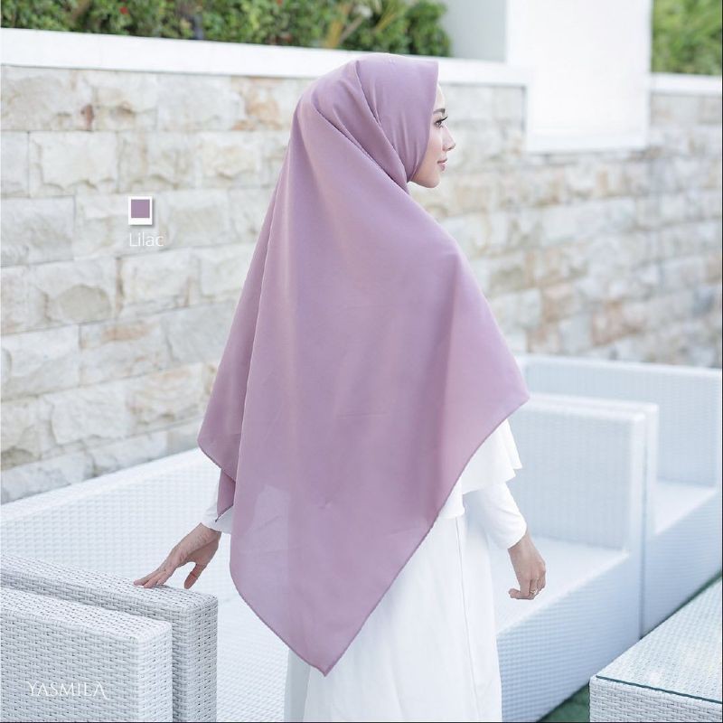 Hijab Jilbab Segi Empat Syari 130*130 Premium