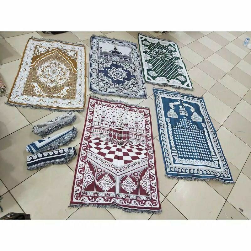 Grosir Sajadah Travel RASHID/SKV Uk Besar 110x70 cm Oleh-oleh Haji