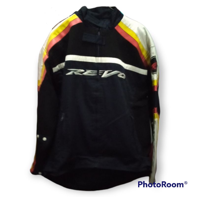 Jaket zipper touring racing Honda revo preloved