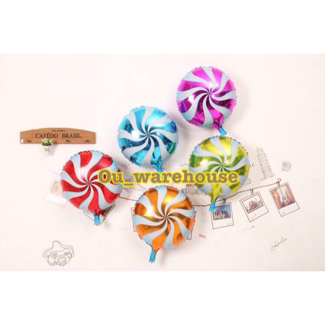 Balon foil lolipop - balon lolipop - lolipop ballon foil - balon lolipop warna warni