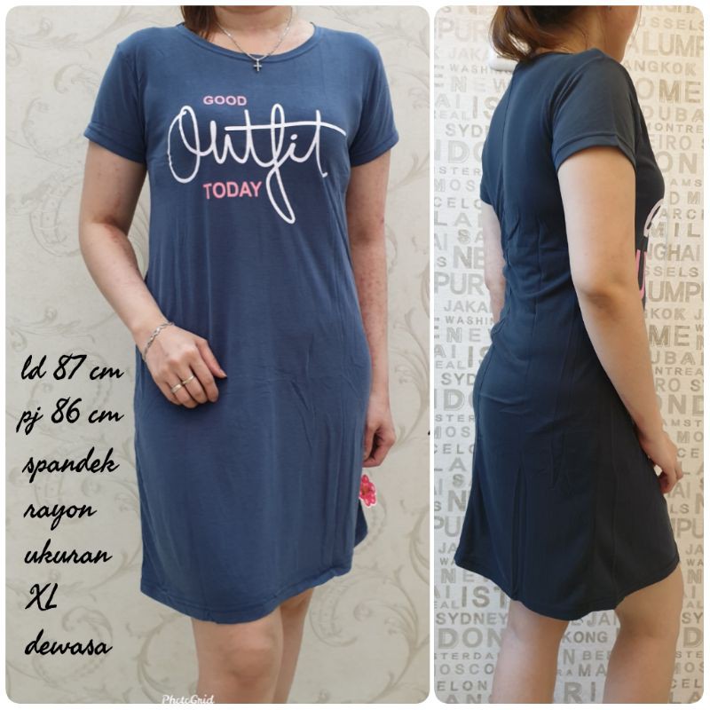 promo murah !!! spandek bagus dress tunik Ukuran XL pdk. GOOD TODAY