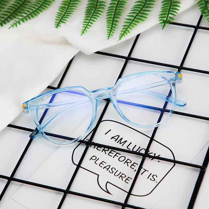 (Rowling)Kacamata Perlindungan Anti Radiasi Wanita Yang Nyaman Import Kacamata Fashion-Ka-99 Blue