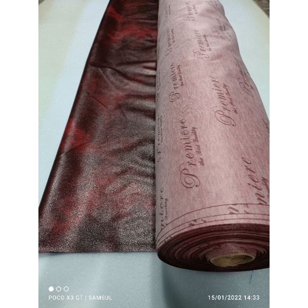 RB Oscar Kain Semi Kulit Oscar Sintesis Imitasi Untuk Servis Jok Kursi Sofa Murah Meteran