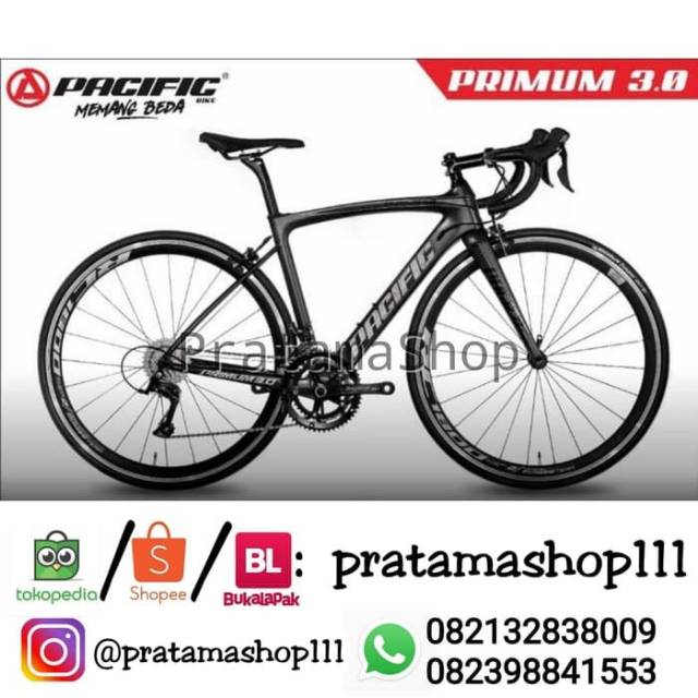 Sepeda Balap Pacific Roadbike road bike Primum 3.0 size 50
