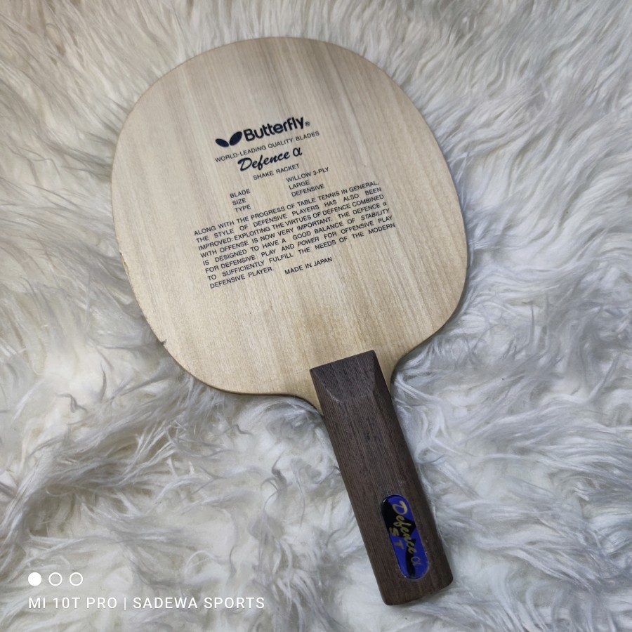 [RARE] BET PINGPONG TENIS MEJA BUTTERFLY DEFENCE ALPHA ST BLACK TAG