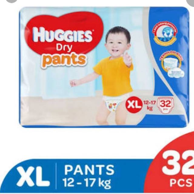 Huggies Dry Pants XL32