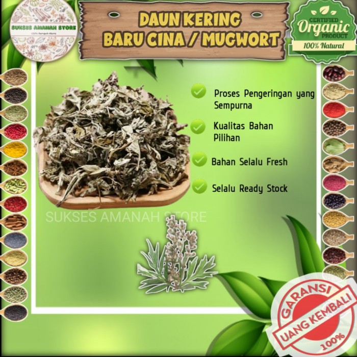 

MUGWORT DAUN BARU CINA KERING 1 Kg Artemisia Vulgaris
