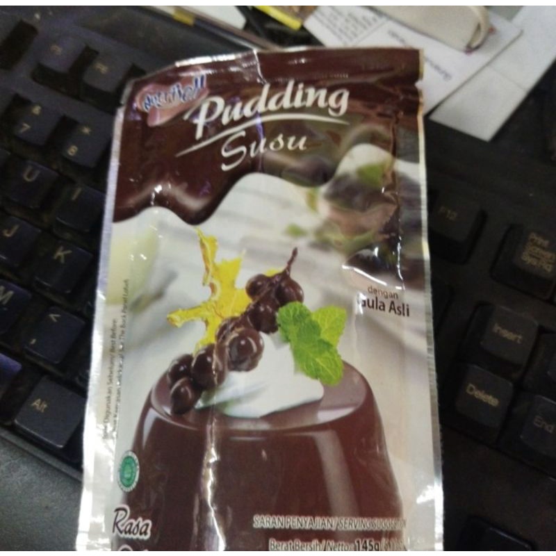 Nutrijel puding coklat 140gr