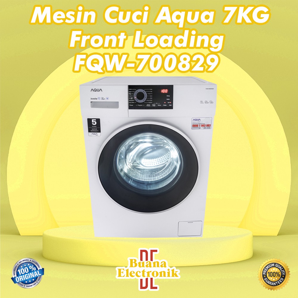 MESIN CUCI FRONT LOADING AQUA JAPAN 7KG FQW 700829