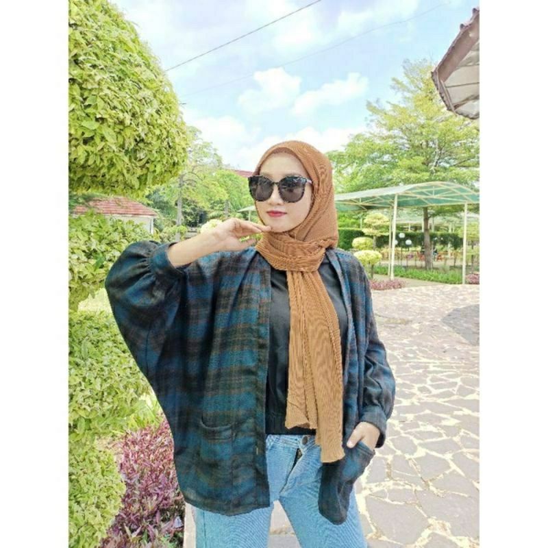 OUTER BALON FLANEL/VIRAL OUTER GRID FLANEL/OUTER KOTAK KOTAK