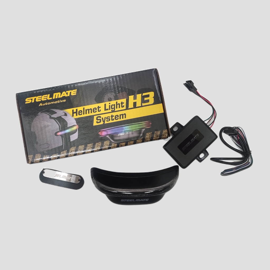 LAMPU HELM MOTOR/HELMET LIGHT SYSTEM STEELMATE