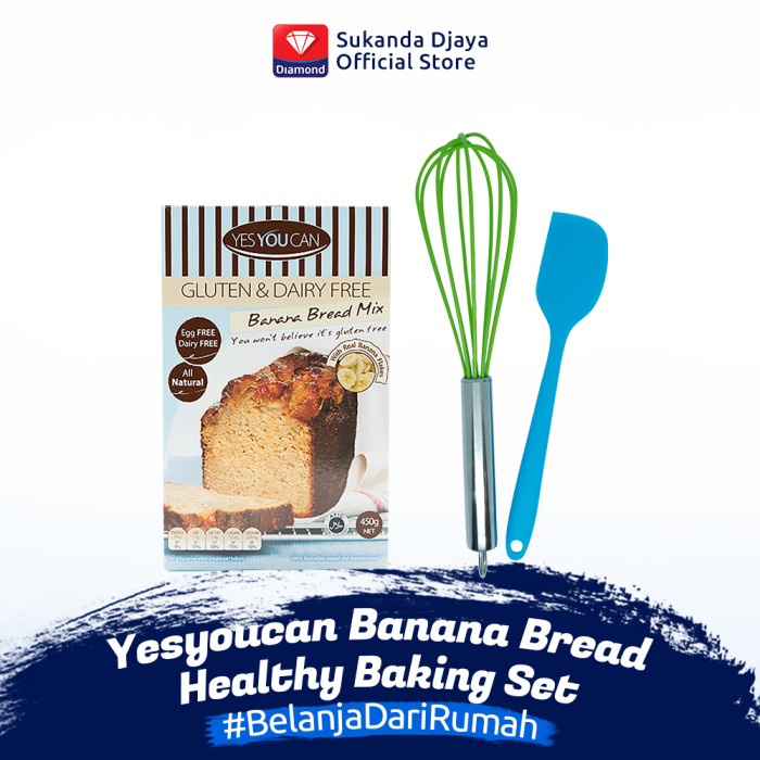 

TERBARU Yesyoucan Banana Bread Healthy Baking Set