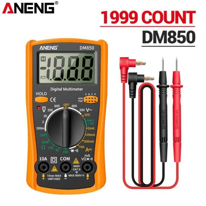 Digital Multimeter Voltage Tester - DM850 ANENG - Oren