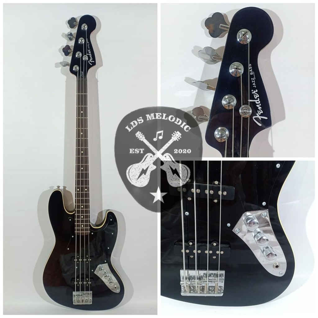 Gitar Bass Fender Custom AERODYNE BODY MAHOGANY 4 STRING PASIF | Shopee