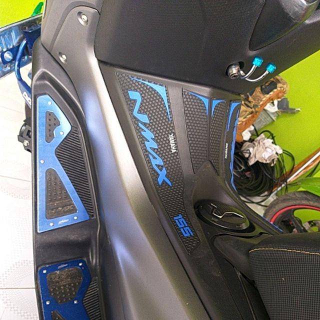 TANKPAD DECKPAD YAMAHA NMAX KARET BIRU