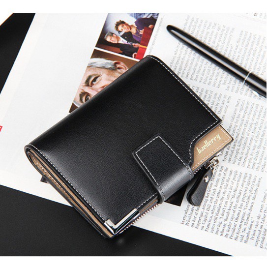 Dompet Pria Wanita Baellerry D1282 PU Leather