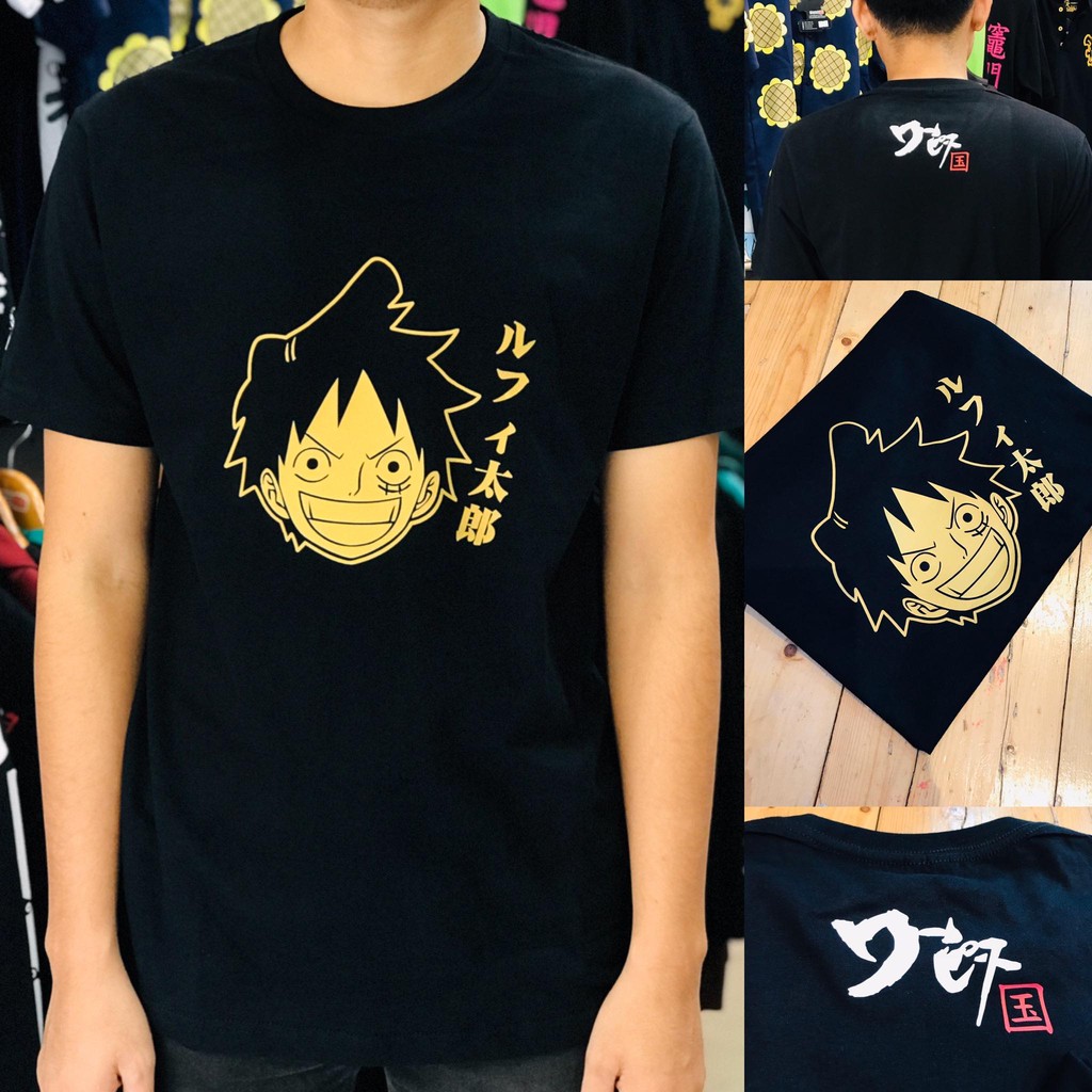 Tshirt Luffy Taro Gold Mugiwara Onepiece